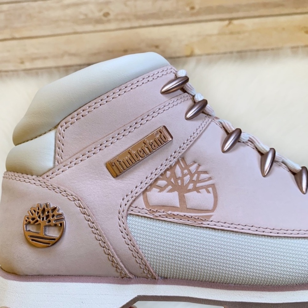 Timberland Euro Sprint Mid Hiker In Light Pink - Picture 5 of 8